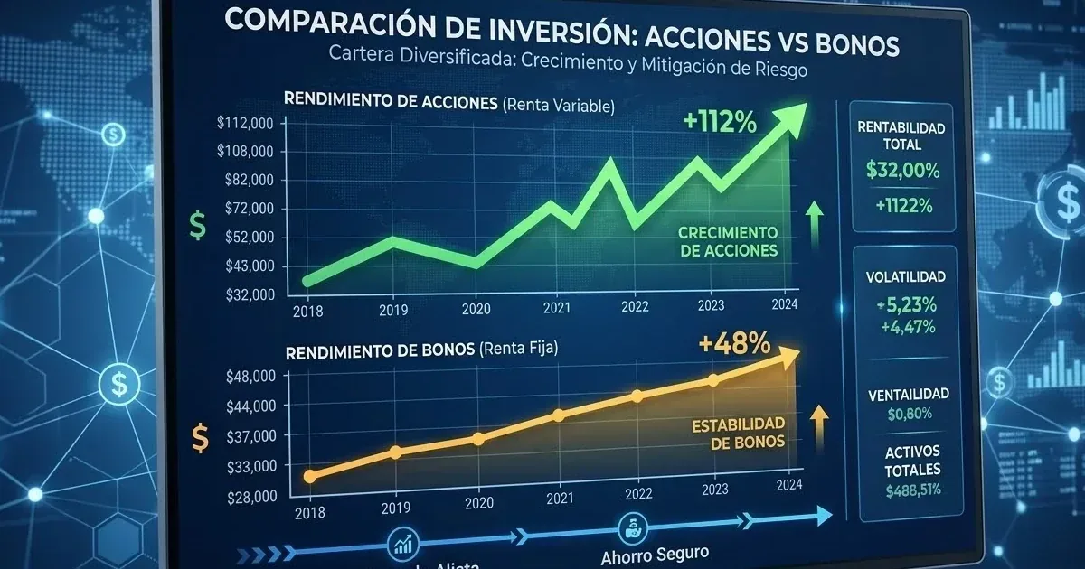 Acciones vs Bonos: ¿Qué Conviene Más?