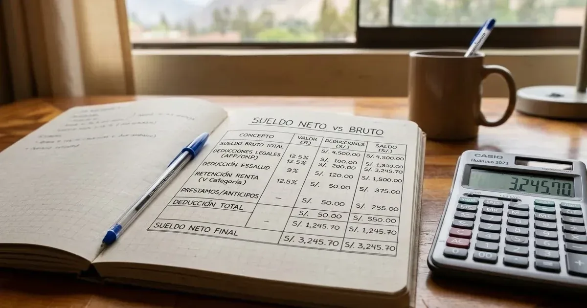 Calculadora Sueldo Neto 2026: Tu Salario Real