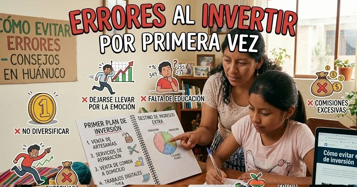 10 Errores al Invertir por Primera Vez
