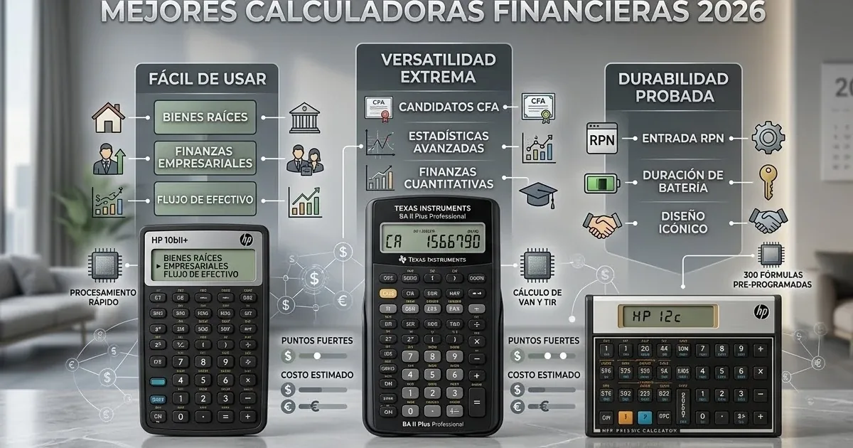 Mejores Calculadoras Financieras en 2026